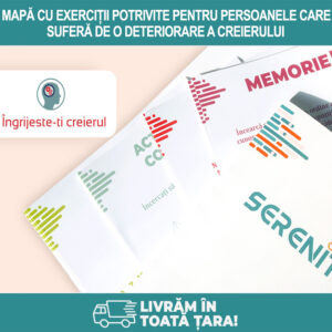 Mapa „Îngrijește-ți creierul” – Stimulare Cognitivă Profesională la Tine Acasă